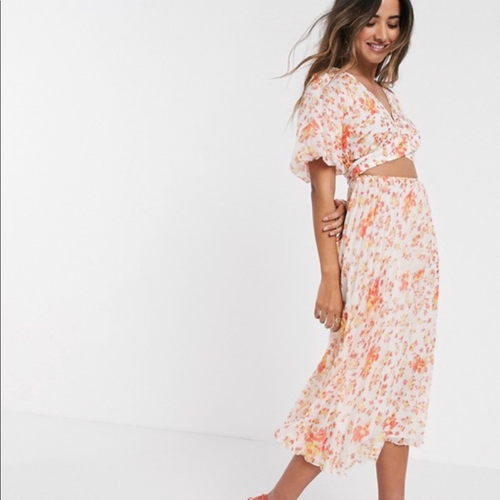 Floral “Two Piece” Dress
